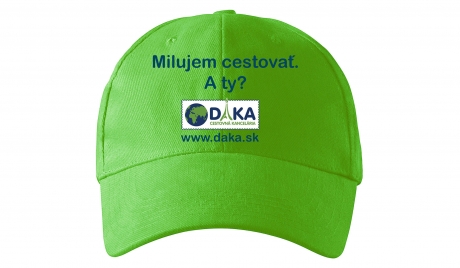 Čiapka unisex s potlačou Milujem cestovať