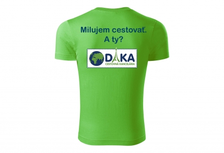 Tričko MILUJEM CESTOVAŤ unisex