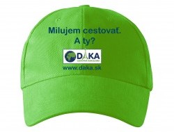 Čiapka unisex s potlačou Milujem cestovať